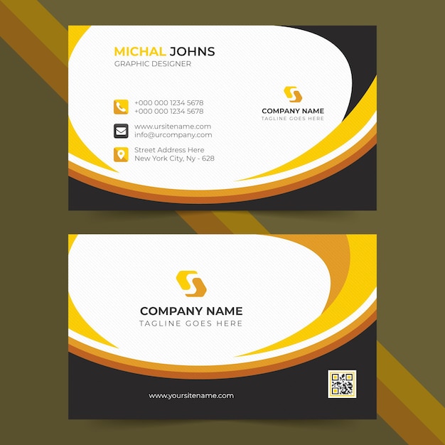 professional elegant business card design template