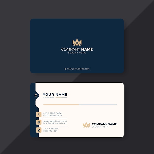 Professional Elegant Modern Business Card Design Template