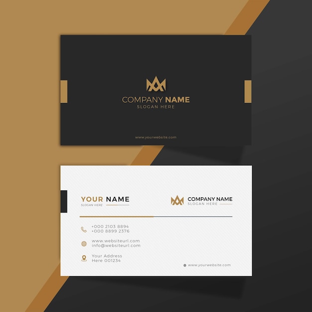 Professional Elegant Modern Business Card Design Template