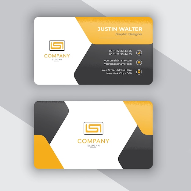 Professional elegant modern creative business card