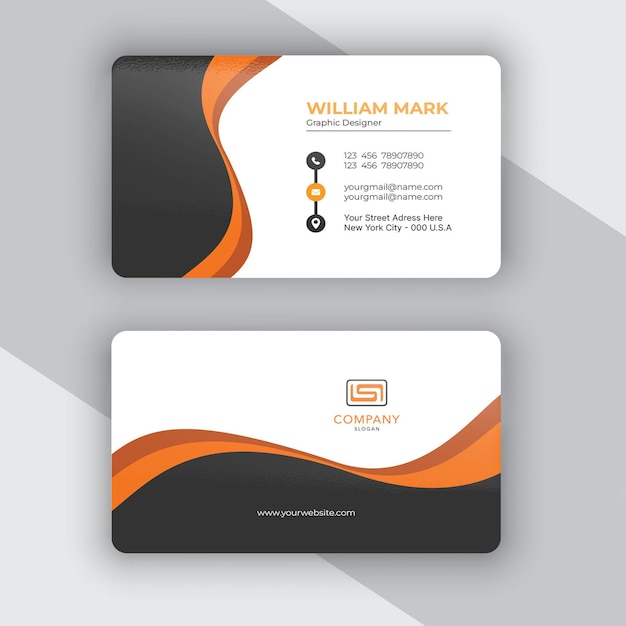 Professional elegant modern creative business card