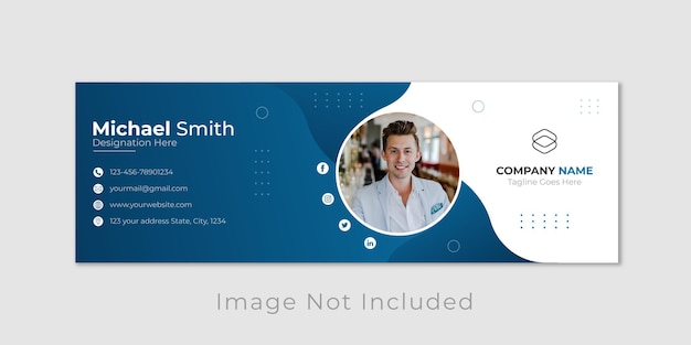 Professional Email Signature Template Design