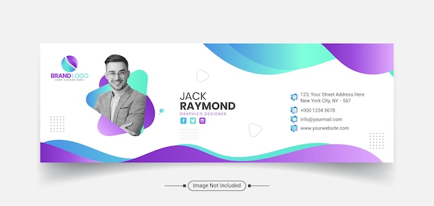 Professional Email Signature template design