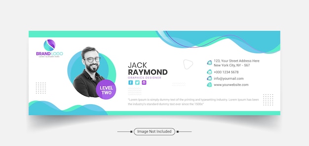 Professional Email Signature template design