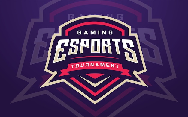 Professional Esports Logo Template for Game Team or Gaming Tournament