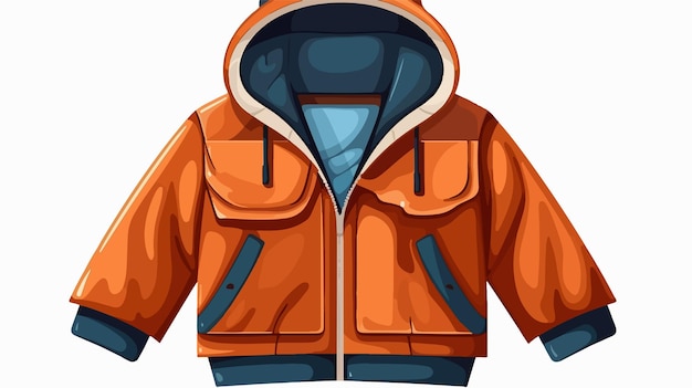 Professional Jacket Construction Isolated Icon Cartoon Vector