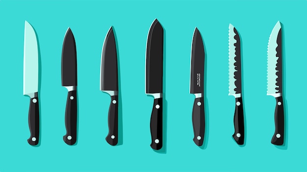 Professional Kitchen Knives Collection Poster for Butcher