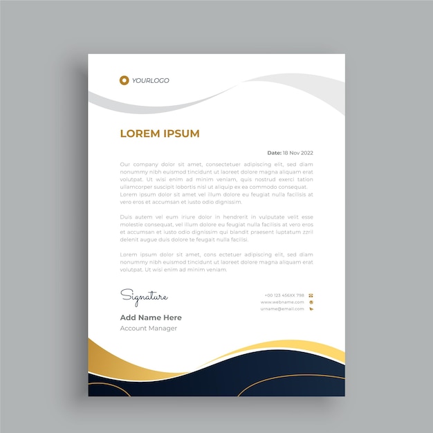 Professional letterhead design