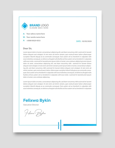 Professional Letterhead templates