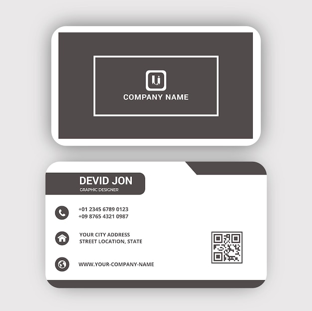 Professional luxury business card design