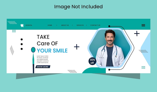 Professional Medical Doctor Web Banner Template Design