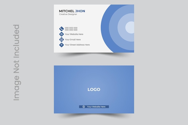 Professional and Minimalist Business Card Design