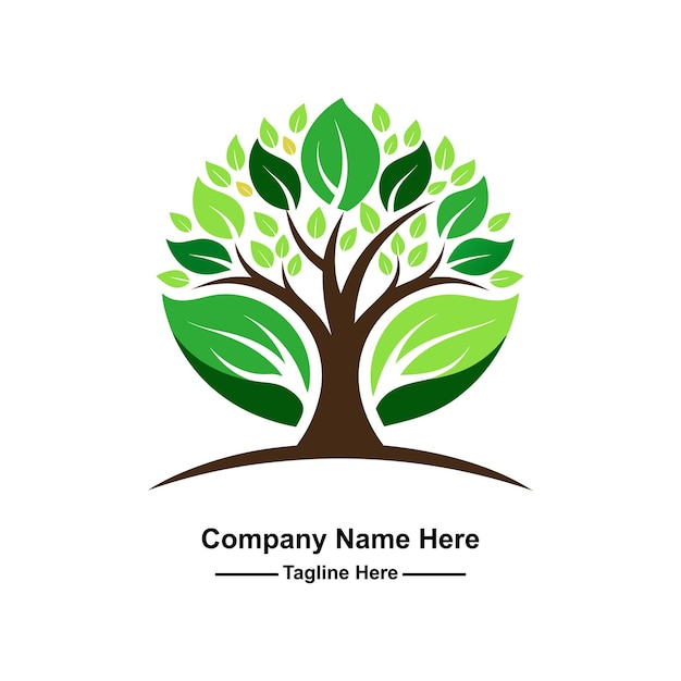 Vector professional natural tree logo