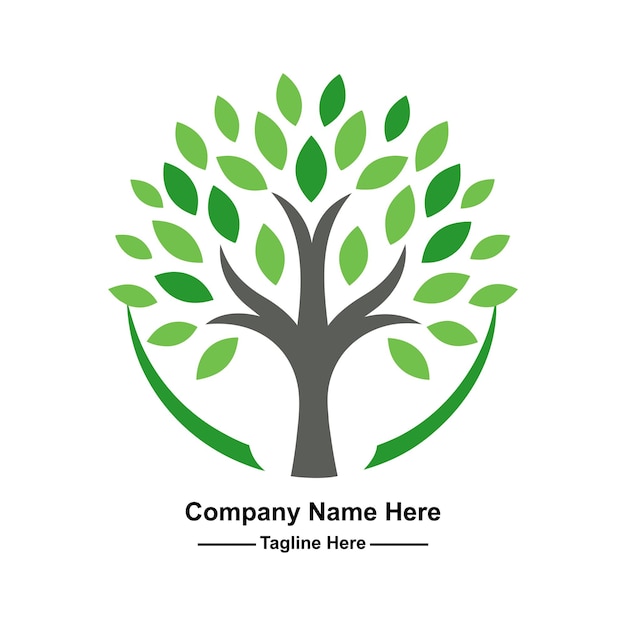 Vector professional natural tree logo