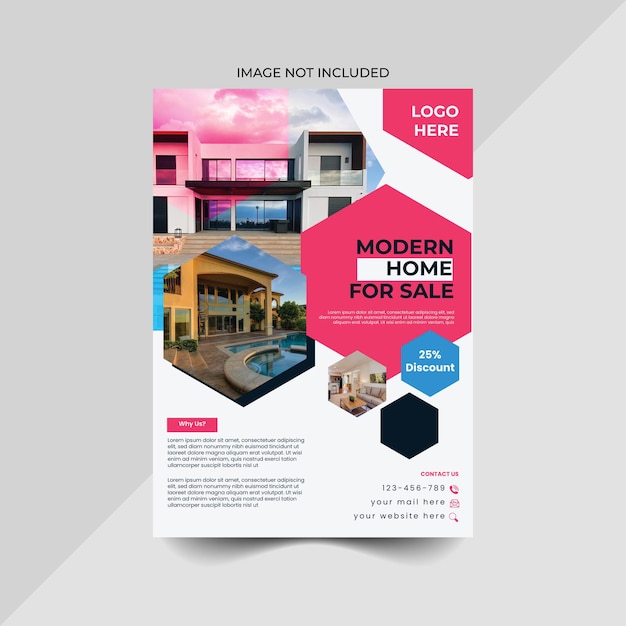 Professional Real Estate Flyer design or template