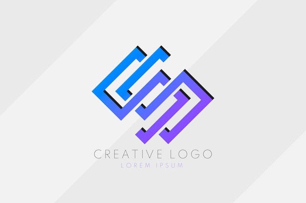 Professional ss logotype template