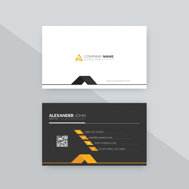 professional style stationery business card template