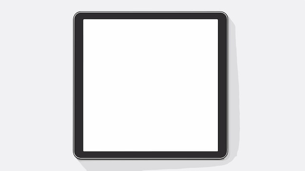 Vector professional tablet flat icon in trendy style for design projects