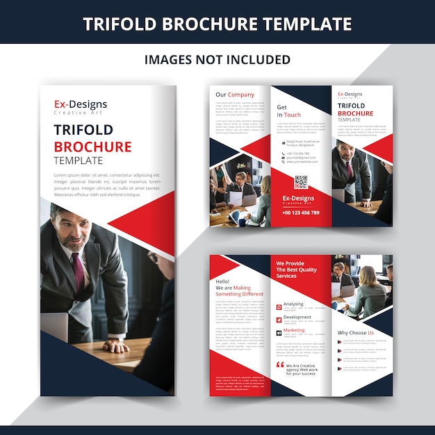 Professional Tri Fold Company Brochure Design