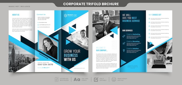 Professional Trifold Brochure Design Template