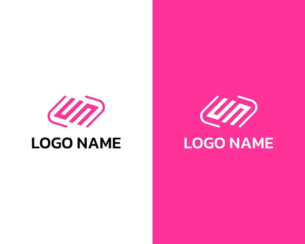 Professional UN Creative Business Icon logo design template