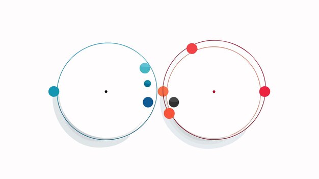 Professional Venn Diagram with Merge Two Dash Lines and Dotted Circles