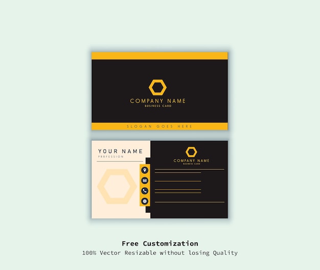 Professional Visiting Card design