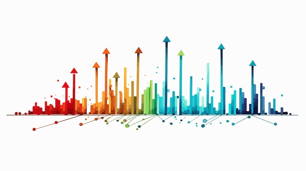 Profit and Loss Arrows Illustration