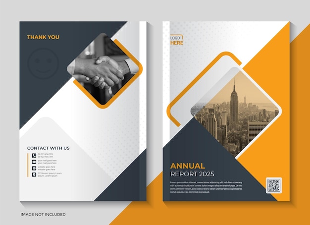 Project case study cover and back or business cover design or booklet cover pages design