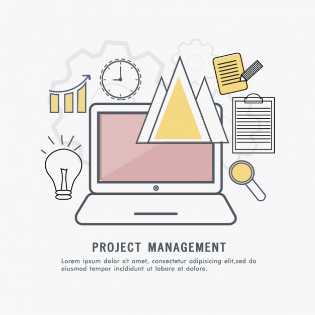 Vector project management background