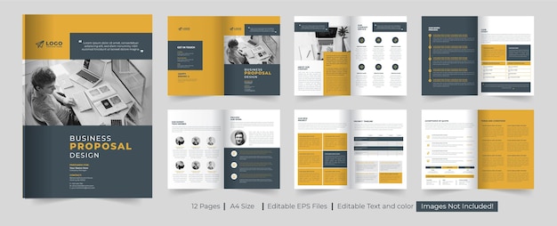 Project Proposal Template and Business Proposal Template Design