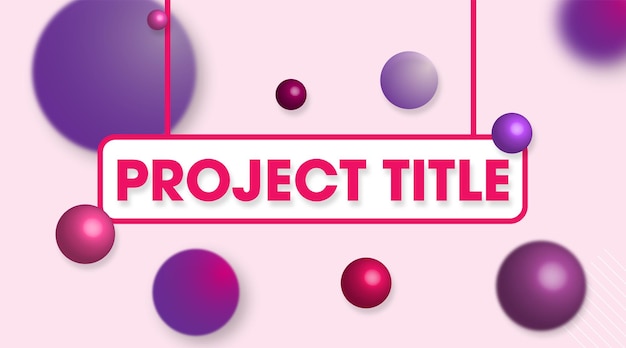 PROJECT TITLE PAGE