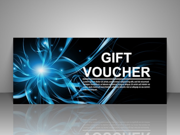 Promo Gift voucher card template