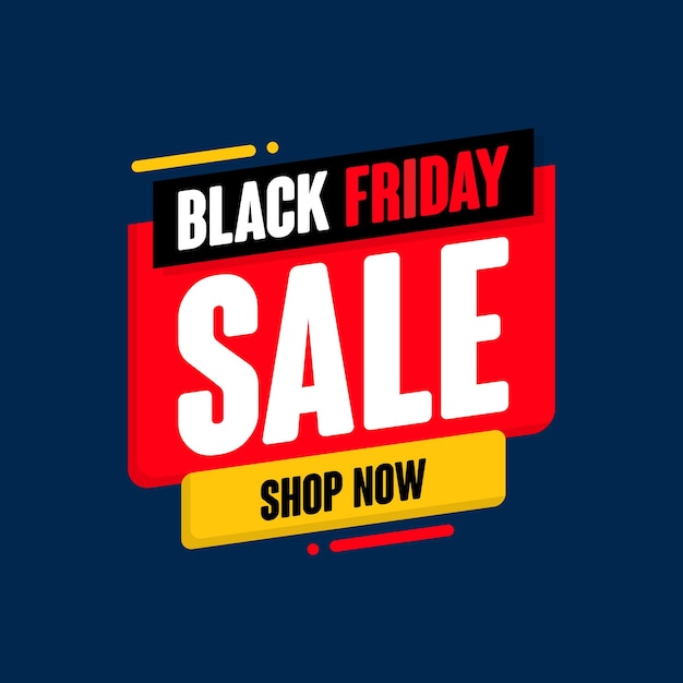 Promotional background for black friday sale offers style 1