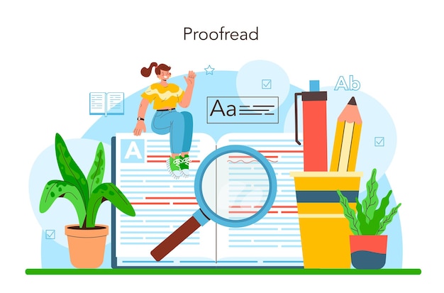 Proofreader printing house technology process printed publications