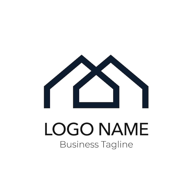 property agency logo design template collection