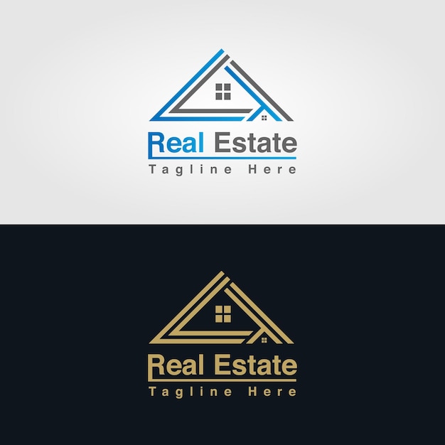 Property and construction creative logo design