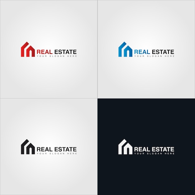 Property and construction creative logo design