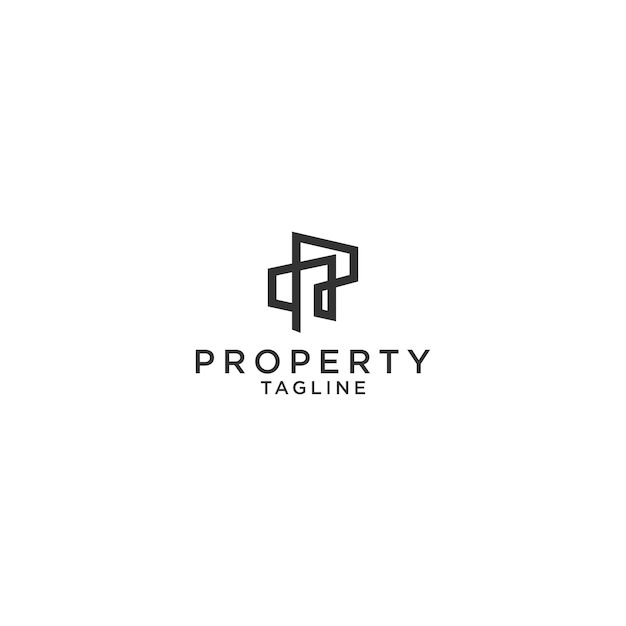 Vector property home logo icon. logo combination  simple and creative logo, isolated