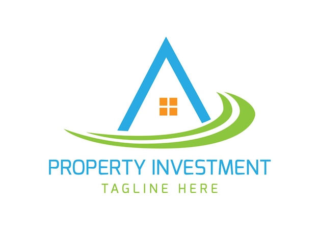 property investment logo vector real estate logo