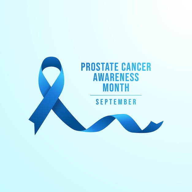 Prostate Cancer Awareness Flat art design Vector ribbon design Good for usage Good fpor template celebration eps 10