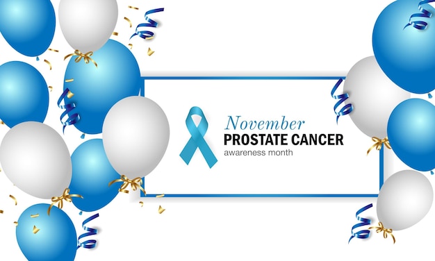 prostate cancer awareness month illustration