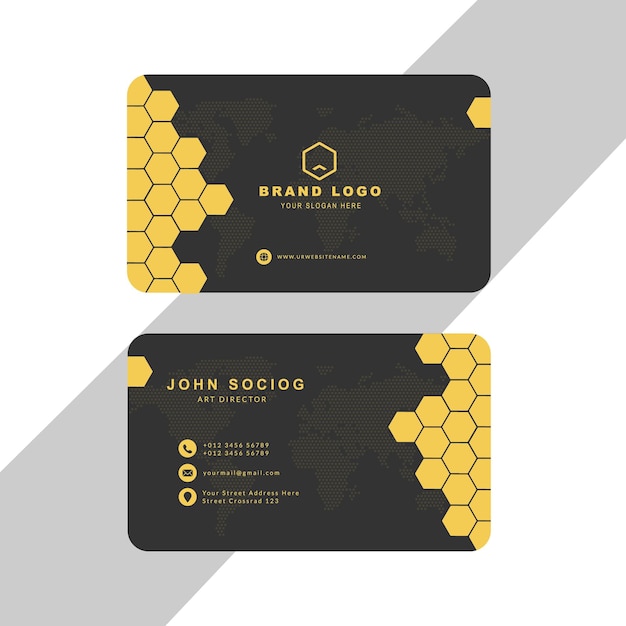 PSD business card