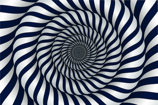 Psychedelic optical illusion background