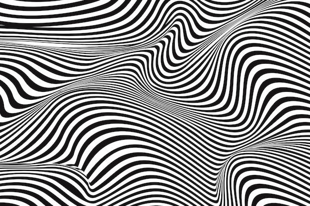 Psychedelic optical illusion background