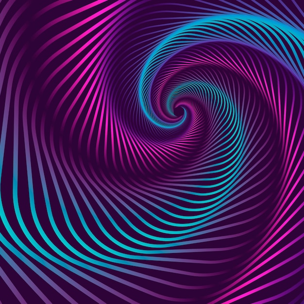 Psychedelic optical illusion wallpaper