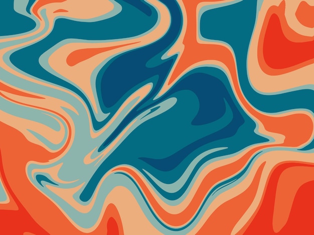 Psychedelic retro groove background