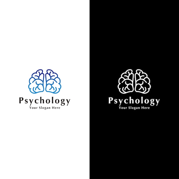 Psychology logo design icon template