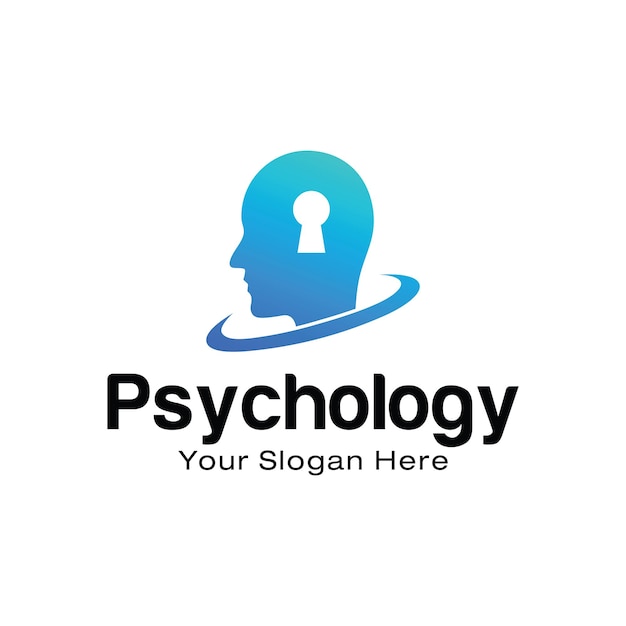 Psychology logo design template