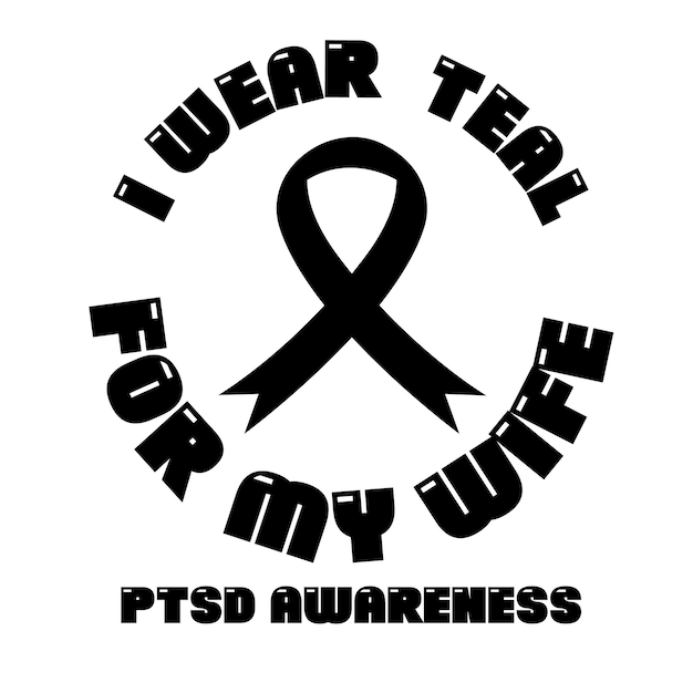 Vector ptsd awareness svg t shirt typography design